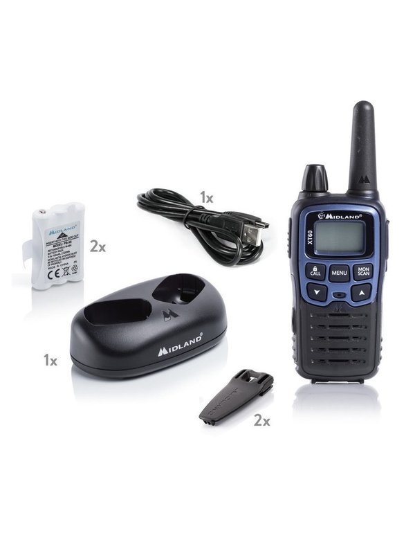 Pack DUO walkie talkie Midland XT60