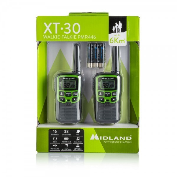 Pack DUO walkie talkie Midland XT30
